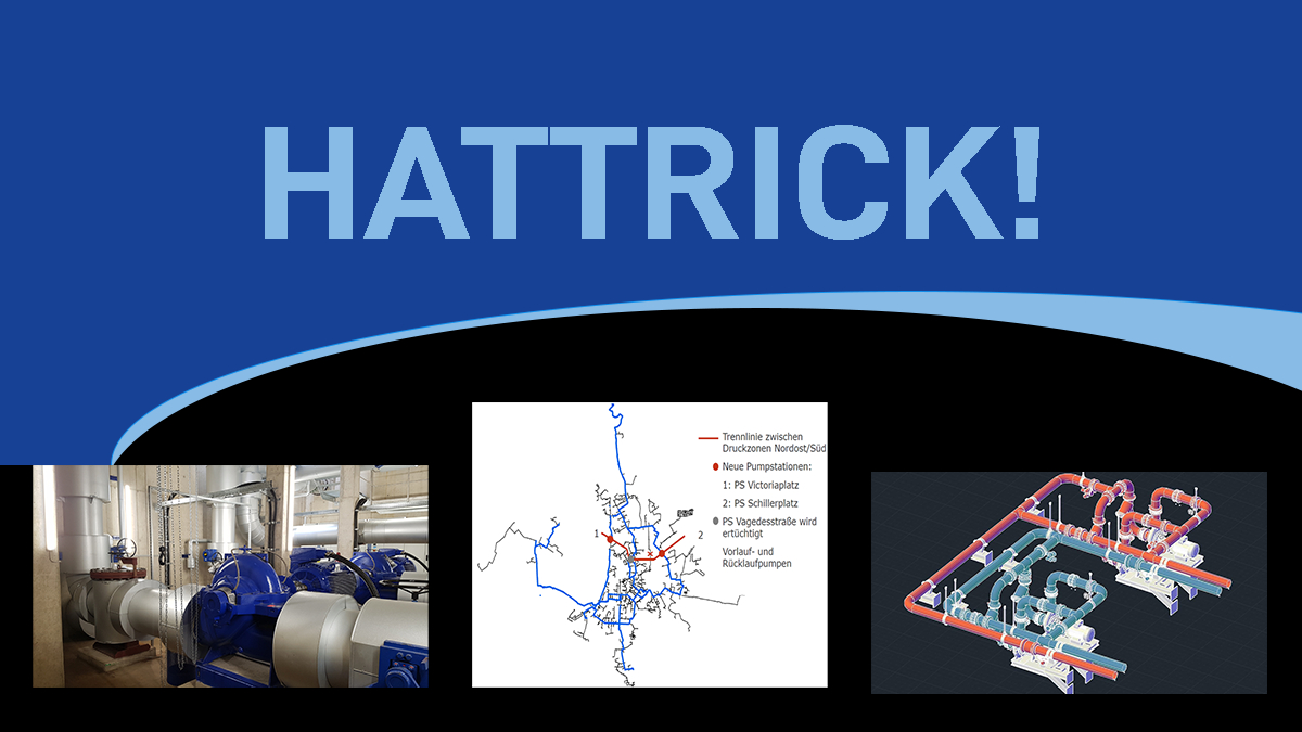 Pumpstations-Hattrick bei der Netzgesellschaft Düsseldorf